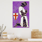 De nacht in het gebed poster (Keuken)