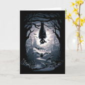 De nacht is blij met jullie tapijt kaart (Gele Bloem)