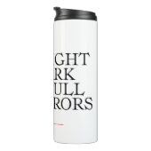 De nacht is donker en vol met Terrors Thermosbeker (Geroteerd rechts)