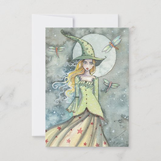 De nacht is jong die Halloween Briefkaart (Voorkant)