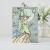 De nacht is jong die Halloween Briefkaart (Staand voorkant)