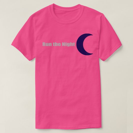 De nacht rennen t-shirt (Design voorkant)