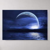 De nacht slaapt nooit poster (Voorkant)