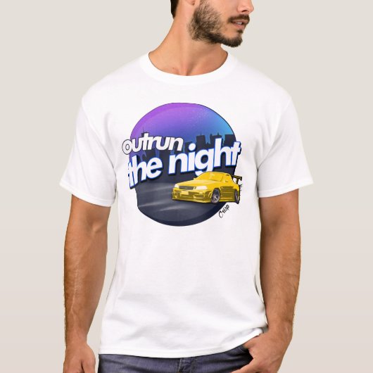 De nacht uitlopen t-shirt (Voorkant)