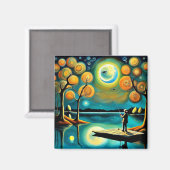 De nacht van Angler 2 Magneet (Voorkant / Achterkant)