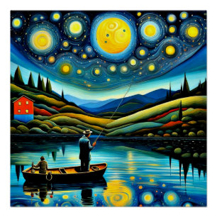 De nacht van Angler 4 Perfect Poster