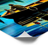 De nacht van Angler 4 Perfect Poster (Hoek)