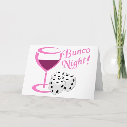 De Nacht van Bunco Kaart (Voorkant)