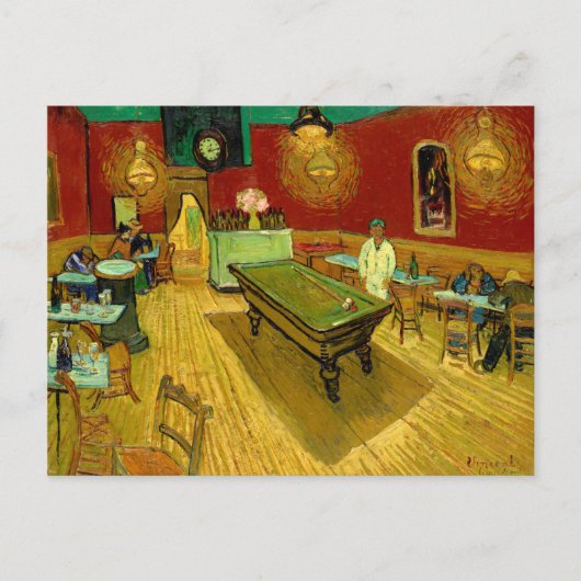 De nacht van Cafe Vincent van Gogh Briefkaart (Voorkant)