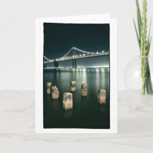 De Nacht van de Brug van de Baai van Oakland @ Kaart