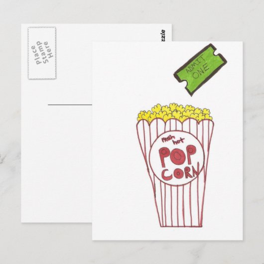 De Nacht van de film Briefkaart (Voorkant / Achterkant)