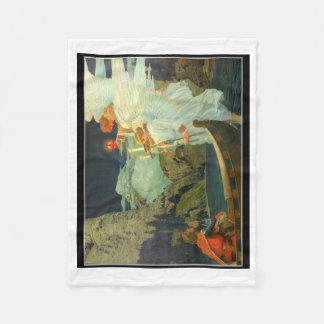 De nacht van de Heilige Graal door Frederick J. Wa Fleece Deken