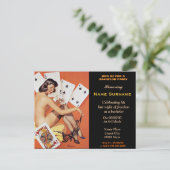 De Nacht van de Pook van jongens, jongensnacht Briefkaart (Staand voorkant)