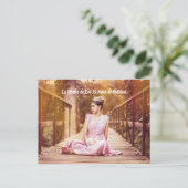 De Nacht Van de Quince Uitnodiging Briefkaart (Staand voorkant)