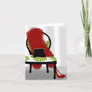 De Nacht van een Vrouw uit - de notakaart van de Kaart