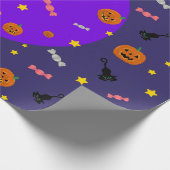 De Nacht van Halloween. Trick or treat Cadeaupapier (Hoek)