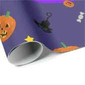 De Nacht van Halloween. Trick or treat Cadeaupapier (Rol Hoek)