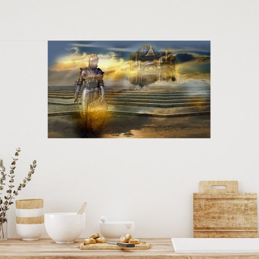 De nacht van het hemelse paleis poster (Keuken)