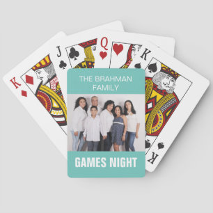 De nacht van het Spel van de Foto & van de Naam va Pokerkaarten
