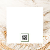 De nacht voor Blue Hydrangea QR-code Kaart