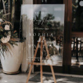 De nacht voor bruiloft acryl welkomstbord acryl bord