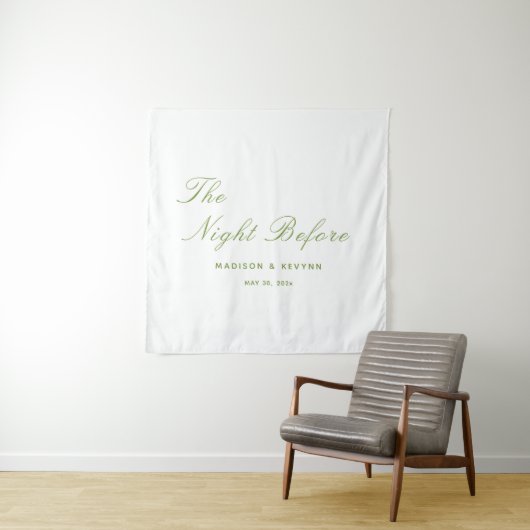 De Nacht Voor De Bruiloft Wandkleed (In situ)
