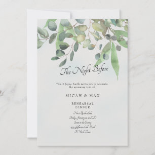 De nacht voor de Eucalyptus huwelijksrepetitie Kaart