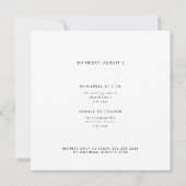 De nacht voor de guerrillarepetitie kaart (Achterkant)