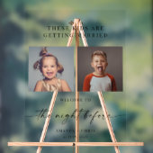 De nacht voor de kindertijd foto's bruiloft acryl bord (Neutraal)