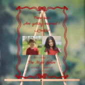 De nacht voor de kindertijd foto's bruiloft acryl bord (Neutraal)