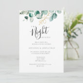 De nacht voor de lederen repetitie kaart (Staand voorkant)