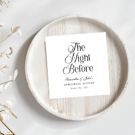 De Nacht Voor de Moderne Elegante Oefen Dinner Servet
