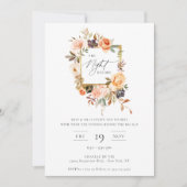 De nacht voor de oortsherfst Floral Kaart (Voorkant)