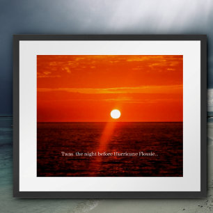 De nacht voor de orkaan Flossie Poster