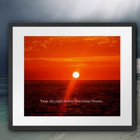 De nacht voor de orkaan Flossie Poster
