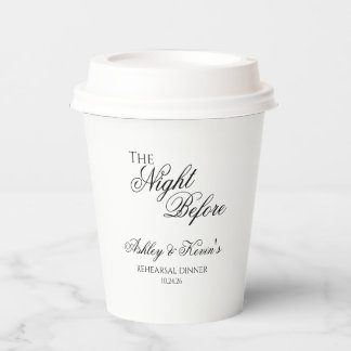 De Nacht Voor De Proefbruiloft Papieren Bekers