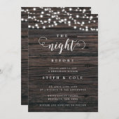 De nacht voor de repetitie van Boho Kaart (Voorkant / Achterkant)