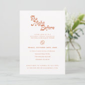 De nacht voor de repetitie van de binnenste Retro  Kaart (Staand voorkant)