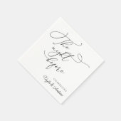 De nacht voor de repetitie van de bruiloft servet (Hoek)