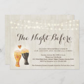 De nacht voor de repetitie van het diner aankondiging (Voorkant / Achterkant)