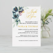 De nacht voor de repetitie van het diner folie uitnodiging (Staand Voorkant)