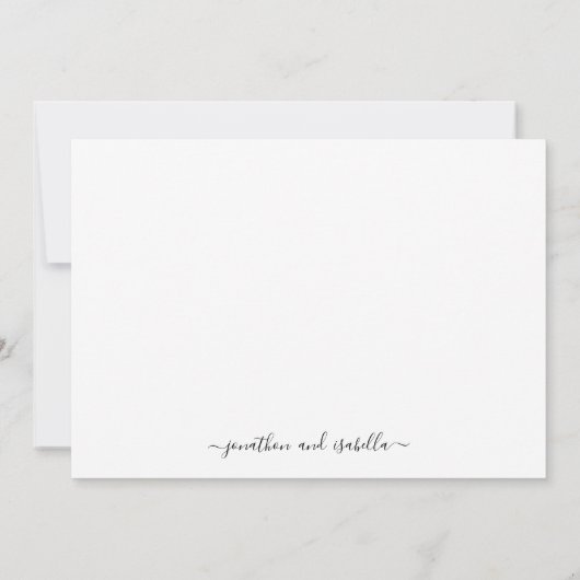 De nacht voor de repetitie van het diner kaart (Achterkant)