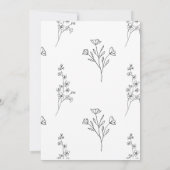 De nacht voor de repetitie van het diner kaart (Achterkant)