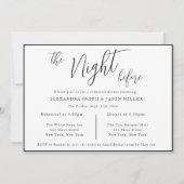 De nacht voor de russische repetitie kaart (Voorkant)