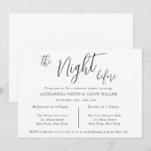 De nacht voor de russische repetitie kaart (Voorkant / Achterkant)