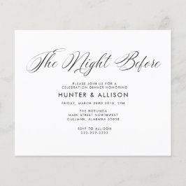 De nacht voor de uitnodiging