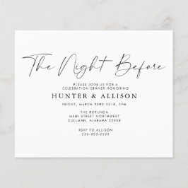 De nacht voor de uitnodiging