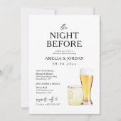 De nacht voor het eten repetitie & de Drinken Kaart (Voorkant)