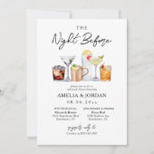 De nacht voor het eten repetitie & de Drinken Kaart (Voorkant)