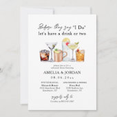 De nacht voor het eten repetitie & de Drinken Kaart (Voorkant)